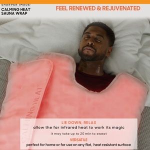 Calming heat sauna wrap